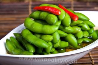 green soybean