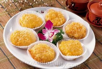 Yellow rice oil cake