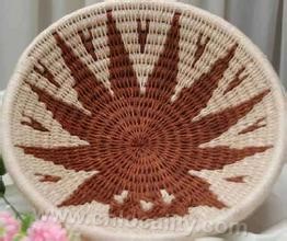 Corn husk weaving