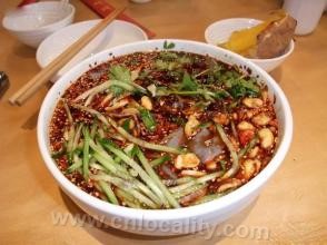 Mutton offal noodle soup