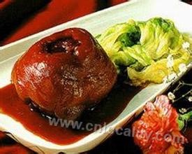 pork jiont stewed with rock sugar