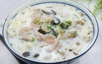 Seafood delicacies soup