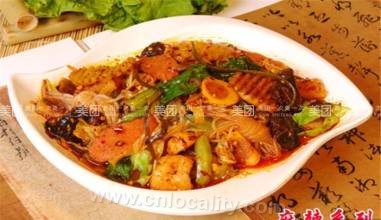 Chinese flavor Spicy Sauce mixed Boiled food