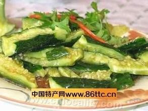 Pat cucumber in Suizhong