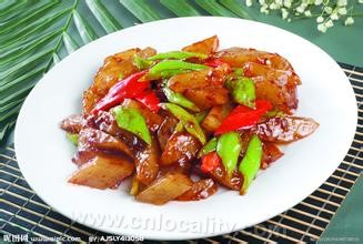 Stir-fried braised pork