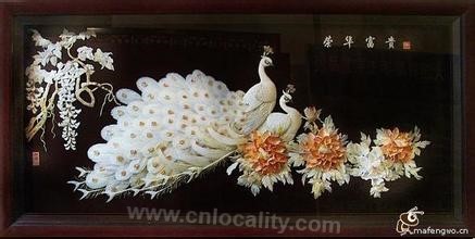 Dalian shell carving painting