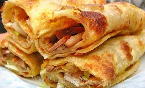 Li Liangui smoked bacon pancake