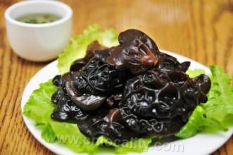 Black Fungus with Mustard Sauce