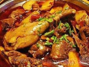 Pot-stewed goose