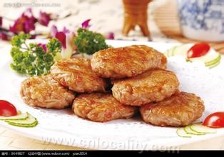 Fried lotus root cake