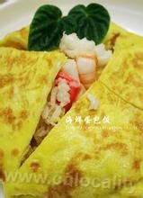 Meiji seafood egg-stuffed rice