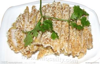 Sesame fish steak