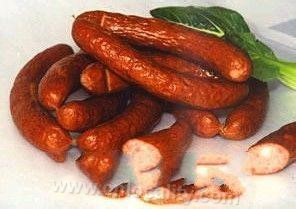 Five sausages