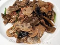 Stir-fried butterfly slices