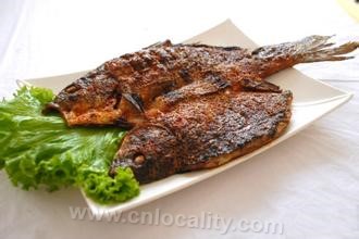 Raw smoked yellow croaker