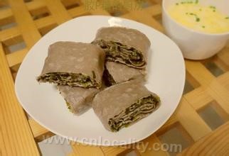 Steamed buckwheat rolls