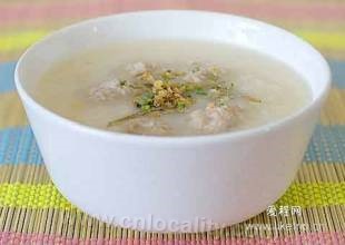 Lama meat porridge