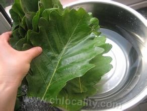 Glass leaf cake