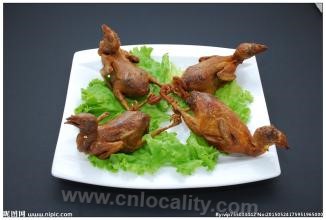 Fried quail