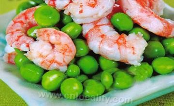 Stir-fried shrimp