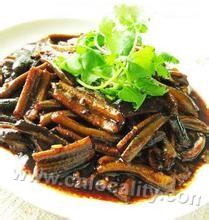 Sauteed eel