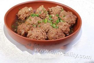 Braised meatballs