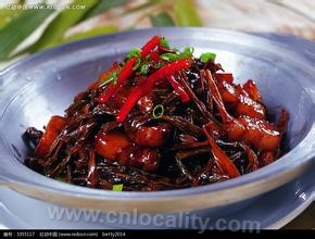 Roasted meat with dried beans