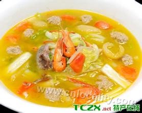 Liuzimo Sam sun meatball soup