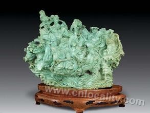 Baihe turquoise carving