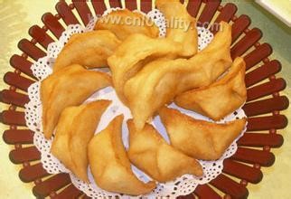 Fried rice dumplings