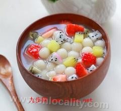 Fresh fruit sweet glutinous dumplings