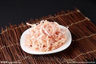 Shredded squid