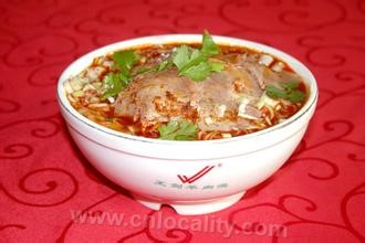 Jiezhou mutton and bread pieces in soup